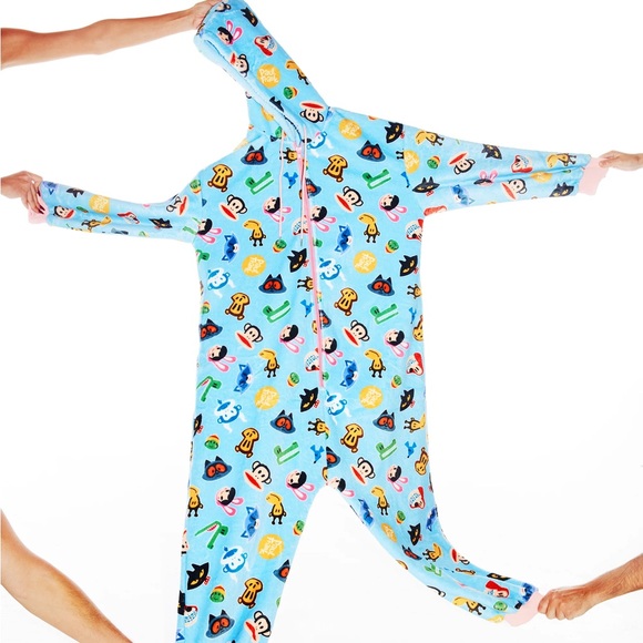 Paul Frank Blue Adult union suit - Picture 1 of 7